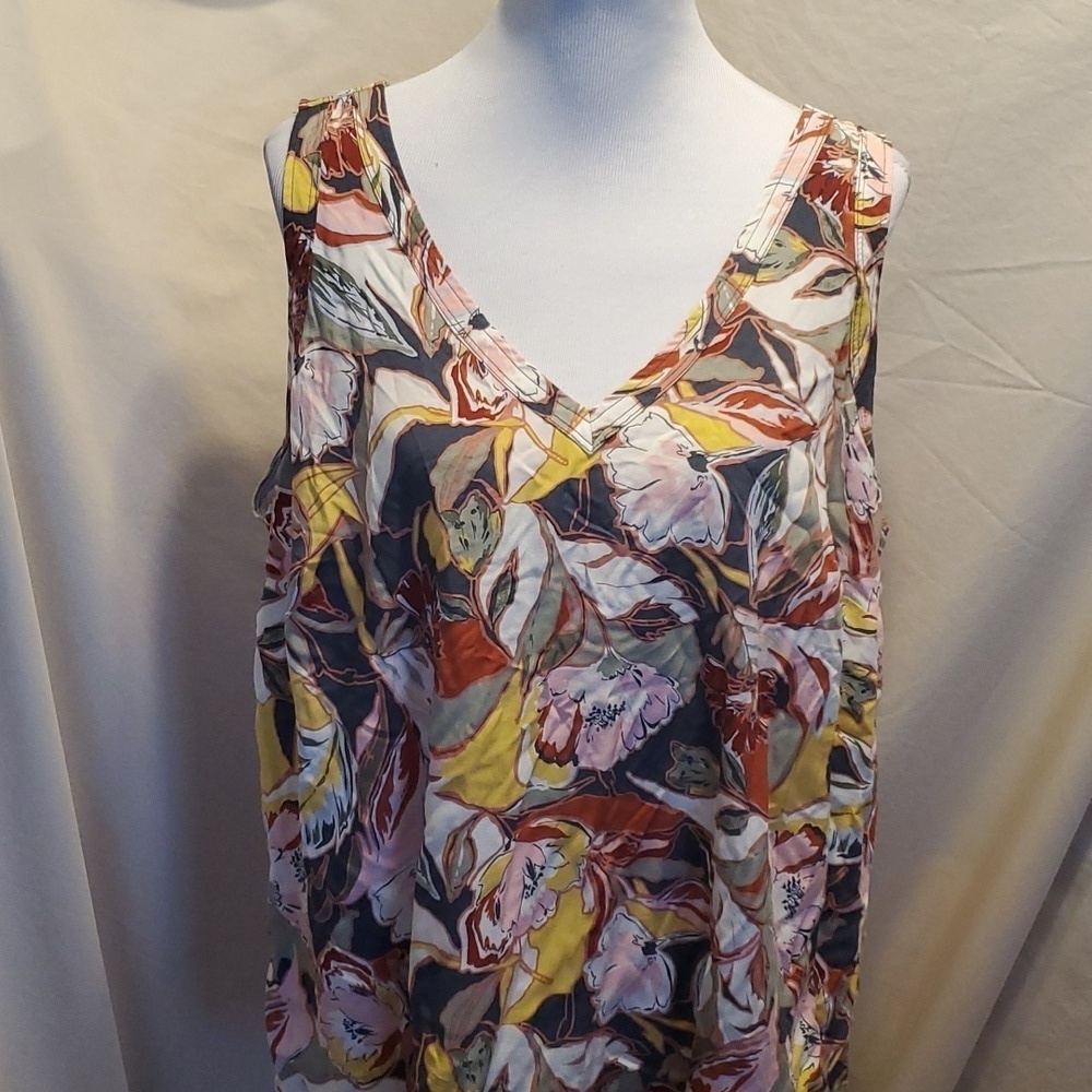 Torrid Floral Tank Top SZ 2X